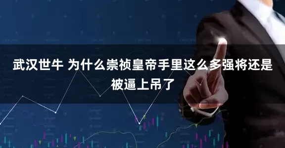 武汉世牛 为什么崇祯皇帝手里这么多强将还是被逼上吊了